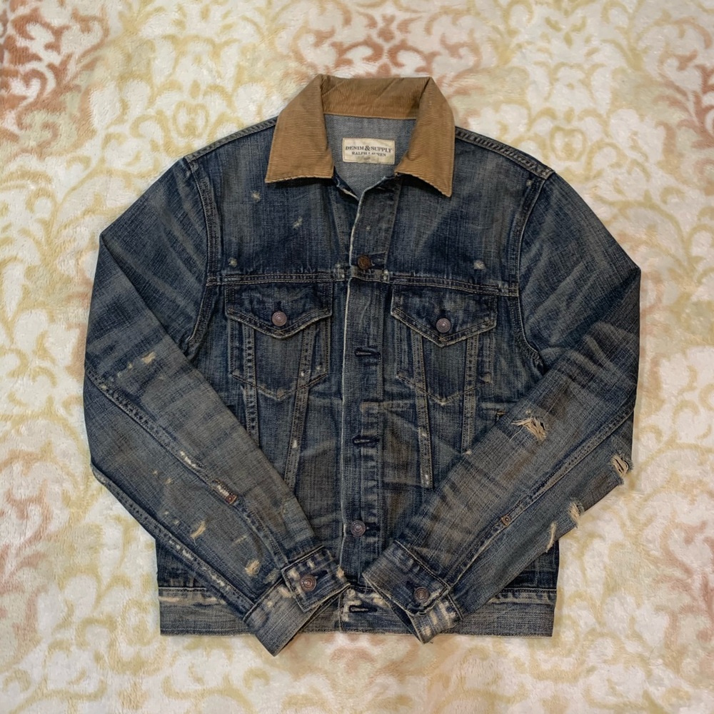 Distressed Ralph Lauren Denim Jacket
